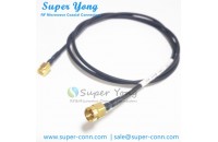 SMA MALE TO MALE SOLDER FOR SEMI-RIGID RG405 085" 086" CABLE DC18GHz  50OHM